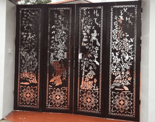 Mẫu cửa cổng 8